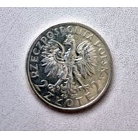 2 злотых 1933 год.