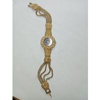 Часы кварцевые , DE LUXE . Батарейка поставлена !