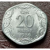Индия 20 пайс, 1986   Бомбей   ( 2-7-5 )