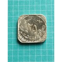 Судан 25 киршей (гирш) 1987 г.