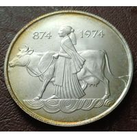 Исландия 500 крон, 1974 1100 лет первым поселенцам    ( 1-15-2 )