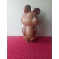Олимпийский мишка. Игрушка. СССР.