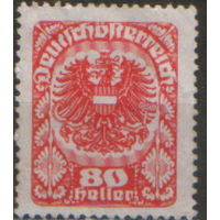 Марка из серии 1920г. Австрия "Герб. Орел"