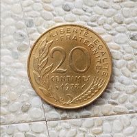 20 сантимов 1978 года Франция. Пятая Республика. Родная патина!