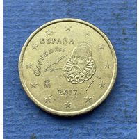 Испания 50 евроцентов 2017