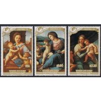 Рафаэль Живопись Рождество Христианство 1987 Пенрин Острова Кука  MNH