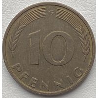 Германия 10 пфеннигов 1988 г. G