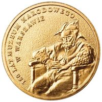 Польша 2 злотых, 2012 150 лет национальному музею в Варшаве UNC