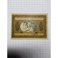 50 пфеннигов (нотгельды) г. Германия - 1312