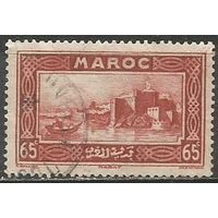 Французское Марокко. Город Рабат. 1933г. Mi#105.