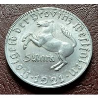 Германия (нотгельды) 5 марок, 1921 Провинция Вестфалия     ( 1-13-4 )