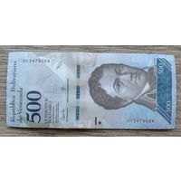 Werty71 Венесуэла 500 боливаров 2017 UNC банкнота