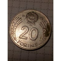 20 форинтов Венгрия 1989 год