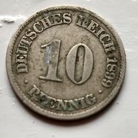 Германия 10 пфеннигов, 1899 A - Берлин 2-1-27