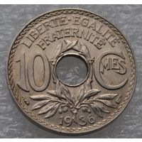 Франция, 10 сантимов 1936 г.