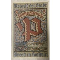 Нотгельд 50 пфеннигов 1921 год. Прец. Веймарская республика.
