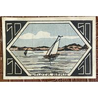 Нотгельд 50 пфеннигов 1921 год. Нойштадте-на-Рюбенберге,. Веймарская республика