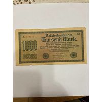 Германия 1000 марок 1922 г. Кайзеровская империя-0801