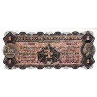 Репродукция (односторонняя, номерная): Австралия, 1 фунт, 1926-1932 г.г.