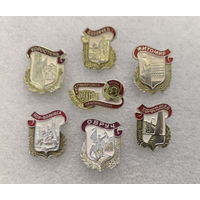 Житомирщина орденоносная (комплект, полный набор) Военные памятники