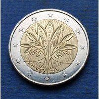 Франция 2 евро 2022 регулярная. Новый дизайн