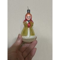 Ёлочная игрушка СССР -НАСТЕНЬКА!!! С РУБЛЯ!!!