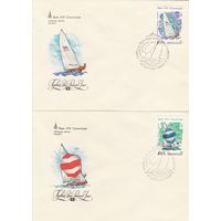 СССР 1978 КПД Игры XXII Олимпиады Парусная регата (5 конвертов) (к1)