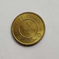 Сомали 5 чентезимо 1967 г.