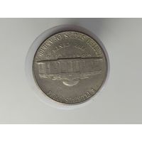 5 центов США 1997 года буква P лот 44