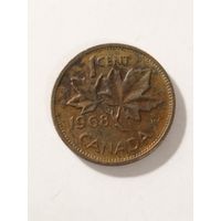 Канада 1 цент 1968