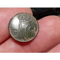 Малая пуговица Неаполитанской гвардии.Предположительно по 1812 году.