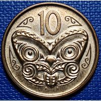 Новая Зеландия 10 центов 2014 г.