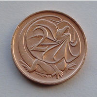 Австралия 2 цента. 1974 г.