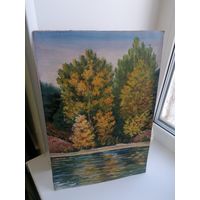 Живопись, этюд маслом на картоне, Авт Чуткин Н. А торги с Рубля