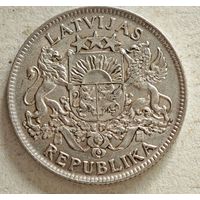 1924 год серебро 1 лат Латвия