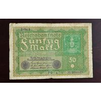 1919 год Германия 50 марок