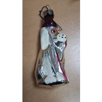 Игрушка елочная Собака. СССР