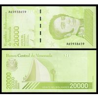Венесуэла 20000 боливаров образца 2019 года UNC pw110(2) серия А