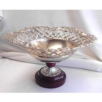 Фруктовница Конфетница на деревянной подставке 33 см