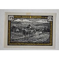 1921 год 75 пфеннигов  Германия