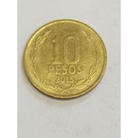 Чили 10 песо 2015