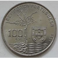 Португалия 100 эскудо 1990 год "100 лет со дня смерти Камилу Каштелу Бранку"