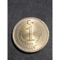 Турция 1 новая лира 2007