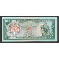 Бутан 100 нгултрум 1986 года. Тип Р-18a. Состояние UNC!
