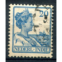 Нидерландская Индия - 1922/25г. - королева Вильгельмина, 20 с - 1 марка - гашёная [Mi 144]. #3-WB-99-A-1