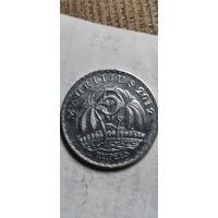 Маврикий 5 рупия 2012