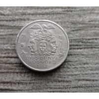 Werty71 Турция 25000 лир 1995 Охрана окружающей среды ФАУНА ЧЕРЕПАХА КРОКОДИЛ ПТИЦЫ