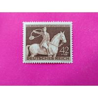 Германия. Конный спорт. Скачки. ( 1 марка ) 1943 года. 2-12.