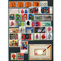 ФРГ - 1974 - Годовой набор - 34 марки и 1 блок - MNH