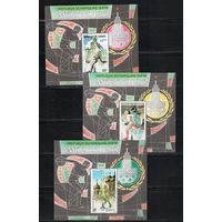 Джибути-1980 (Мих.БЛ.18-20) ** , Спорт, ОИ-1980, Футбол,